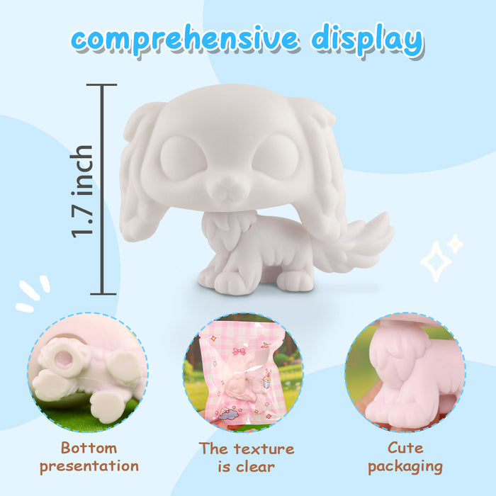 1 Pc lps king spaniel white base