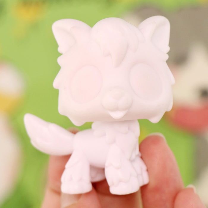 1 Pc lps wolf white base