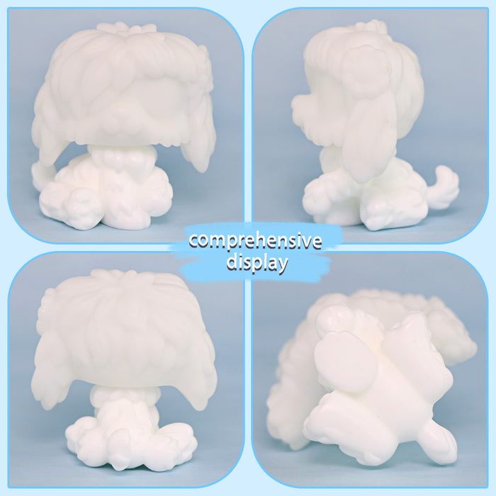 1 Pc Mini Sheepdog White Base ( Not Bobble)