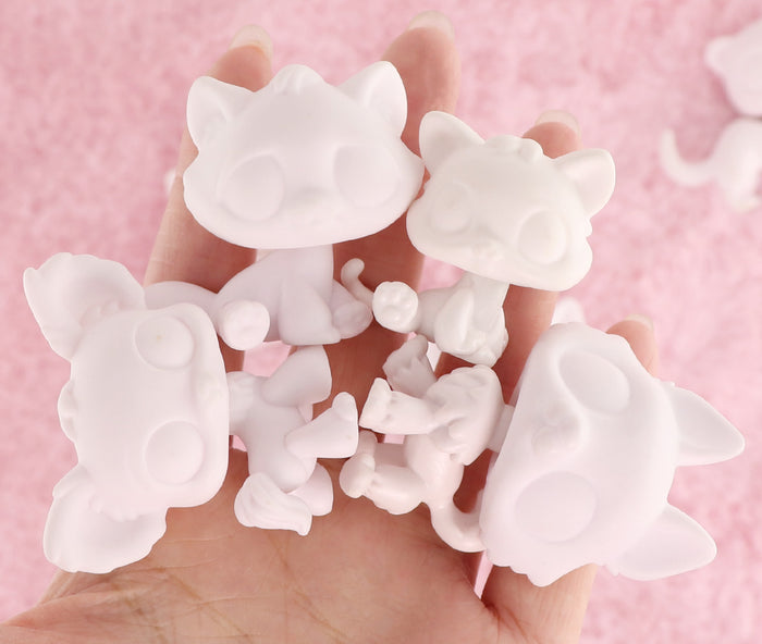 10 Pcs lps white base blank pack