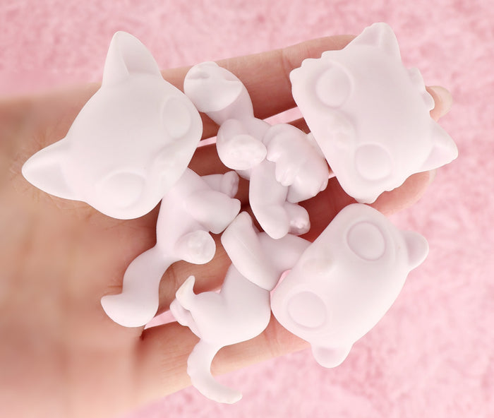 10 Pcs lps white base blank pack