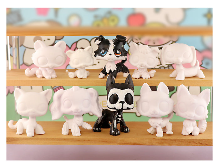 10 Pcs lps white base pack