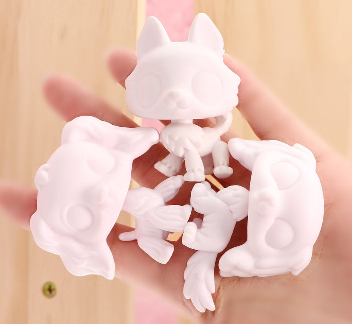 10 Pcs lps white blank base pack