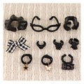 10 Pcs mini accessories black set
