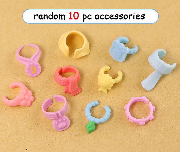 10 pcs random LPs Colorful Collar H32