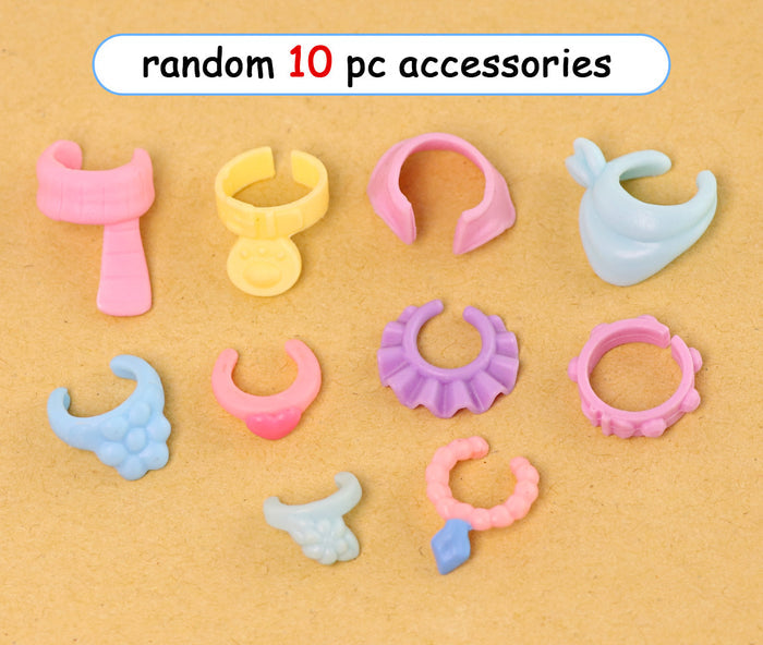 10 pcs random LPs Colorful Collar H32
