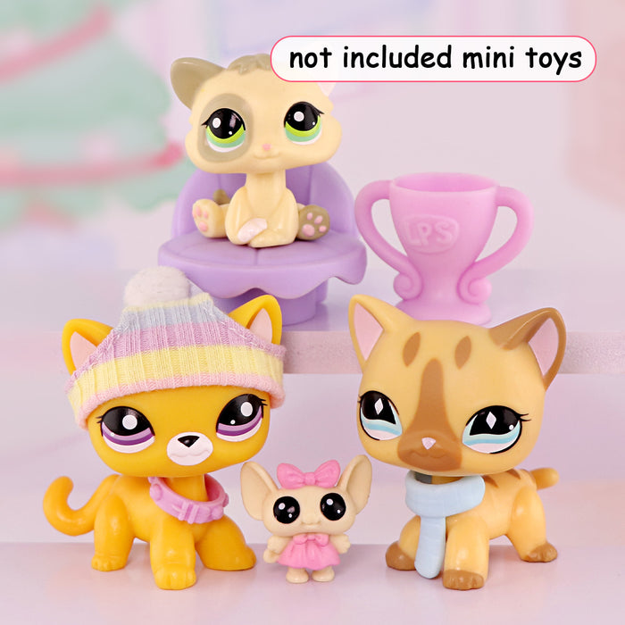 16 pc mini accessories sofa hat scarf collar food bow skirt-H51