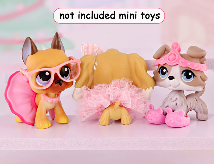 18 pc mini accessories set pink -B58