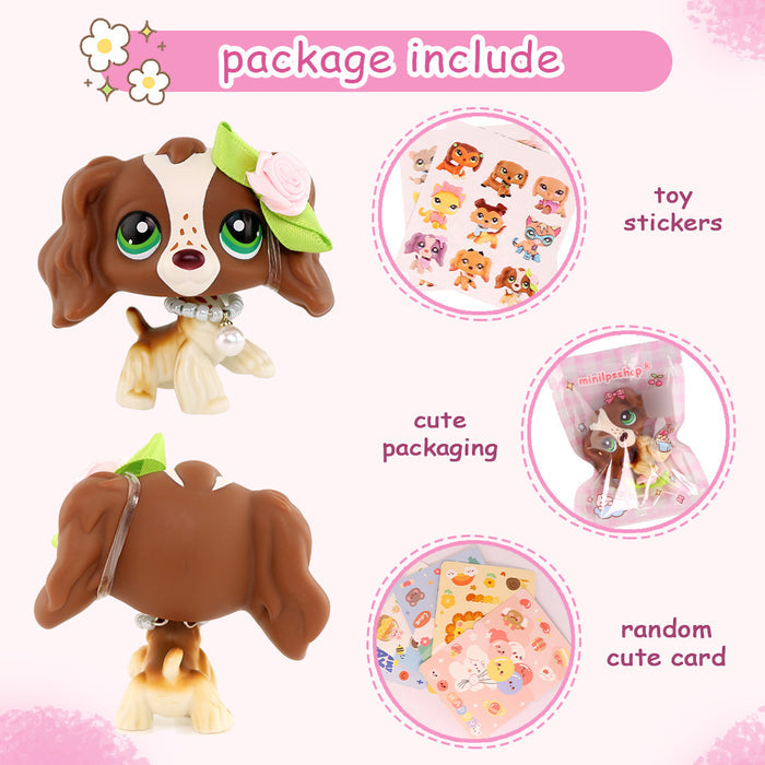 2 Pc Puppy Husky and Cocker Spaniel Pack