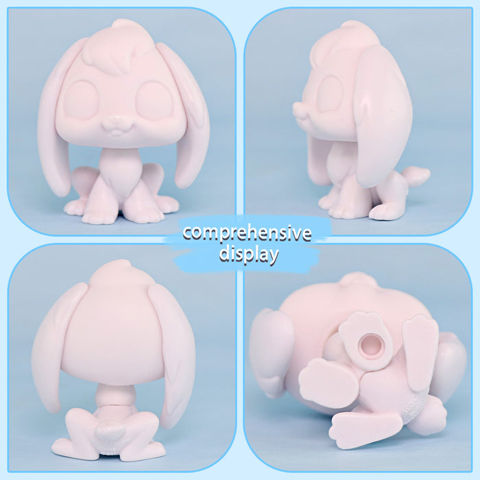 2 Pcs lps bunny rabbit white base pack