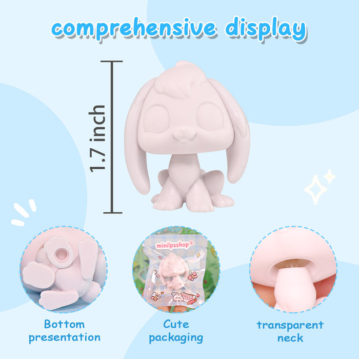 2 Pcs lps bunny rabbit white base pack