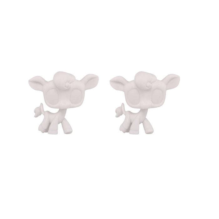 2 Pcs lps cow white base pack