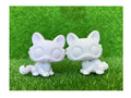 2 Pcs lps crouching cat white base pack