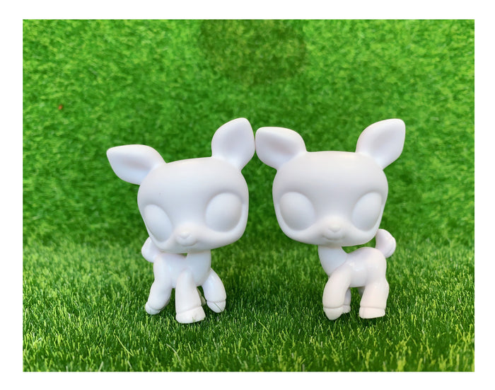 2 Pcs lps deer white base pack