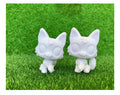 2 Pcs lps wolfcat white base pack
