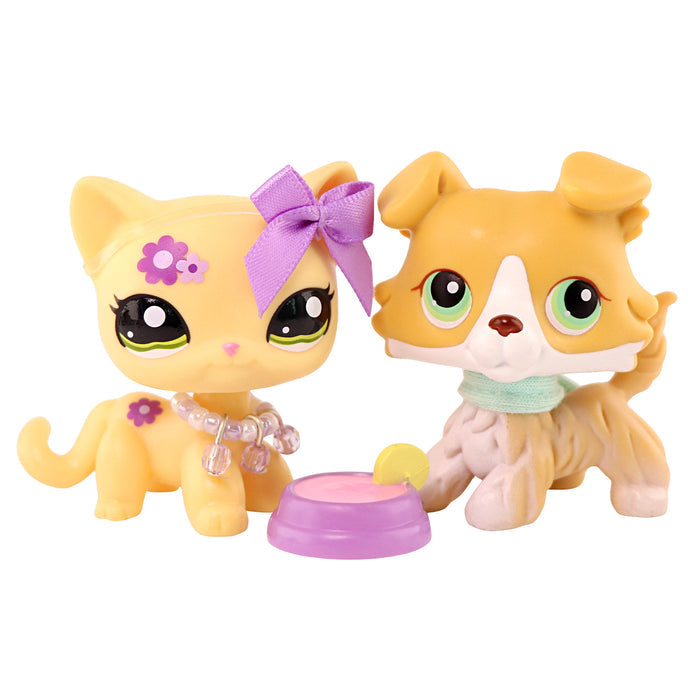 2 Pcs mini cat and dog Pack