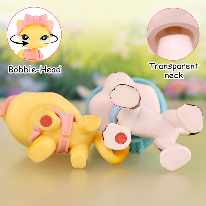 2 Pcs mini cat and dog Pack