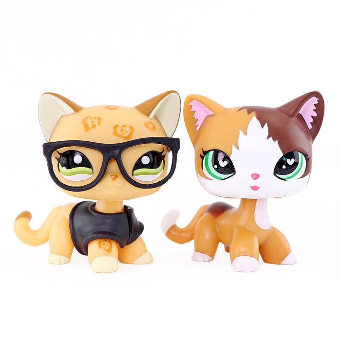 2 pcs mini shorthair cats