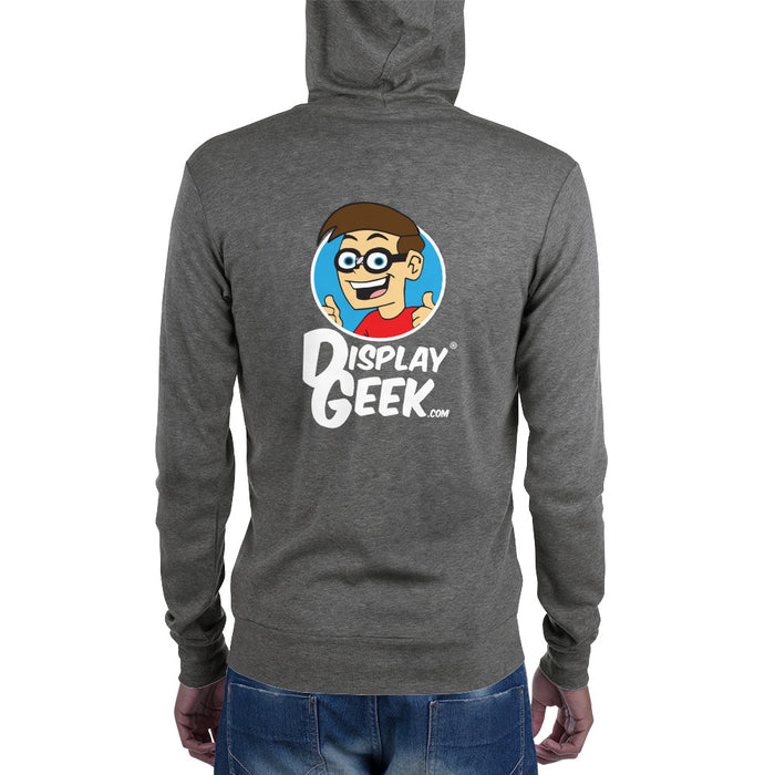 2023 Display Geek Logo 1 - Zipper Hoodie sweater