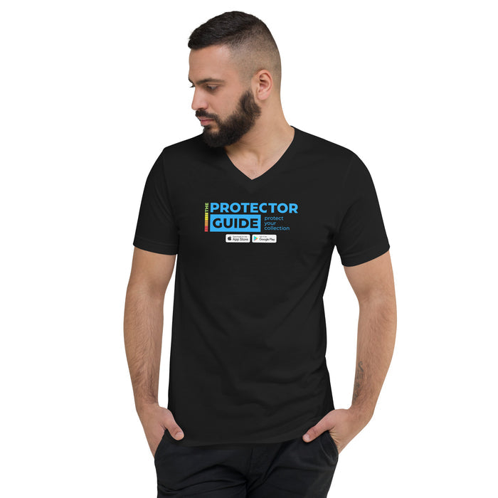 2023 The Protector Guide App Logo - Unisex Short Sleeve V-Neck T-Shirt