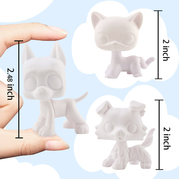 3 Pcs custom white base pack