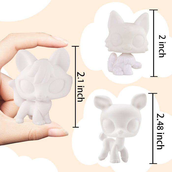 3 Pcs lps white base pack
