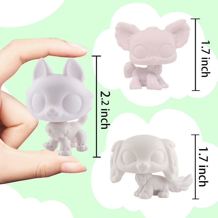 3 Pcs lps white base pack
