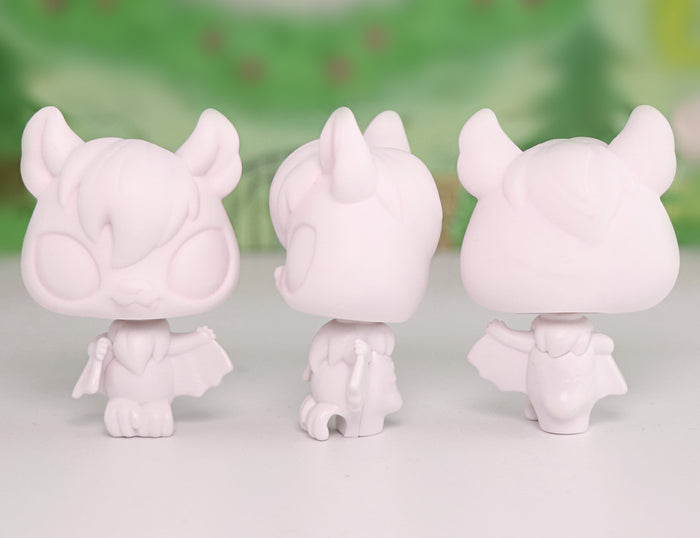 3 Pcs mini bat white base pack