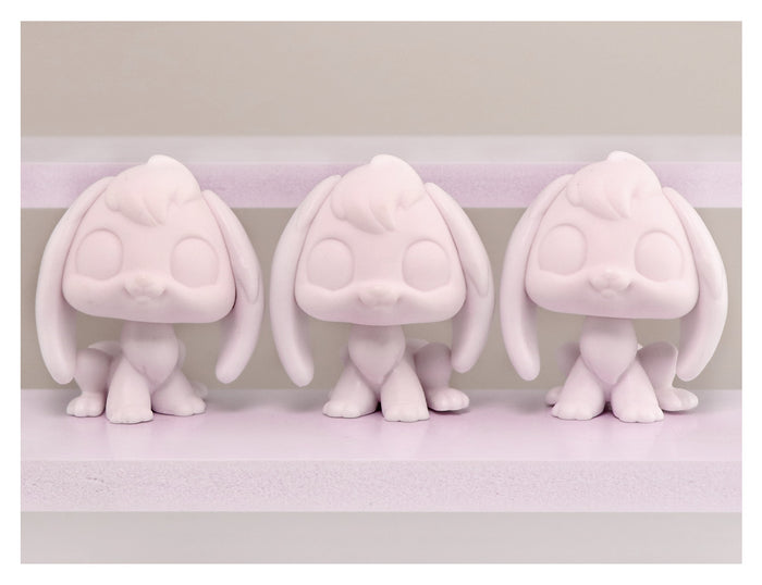 3 Pcs mini bunny white base pack
