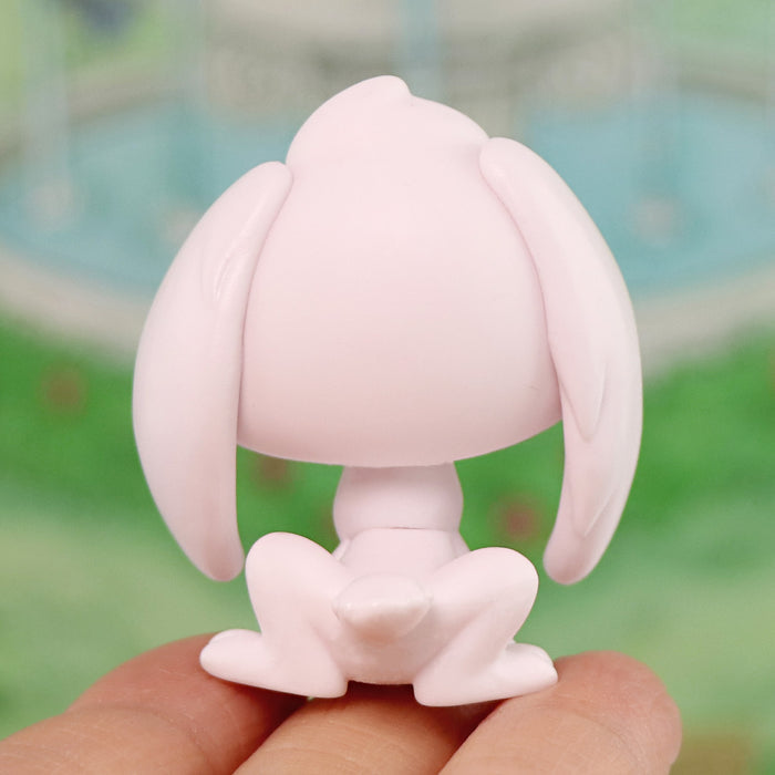 3 Pcs mini bunny white base pack