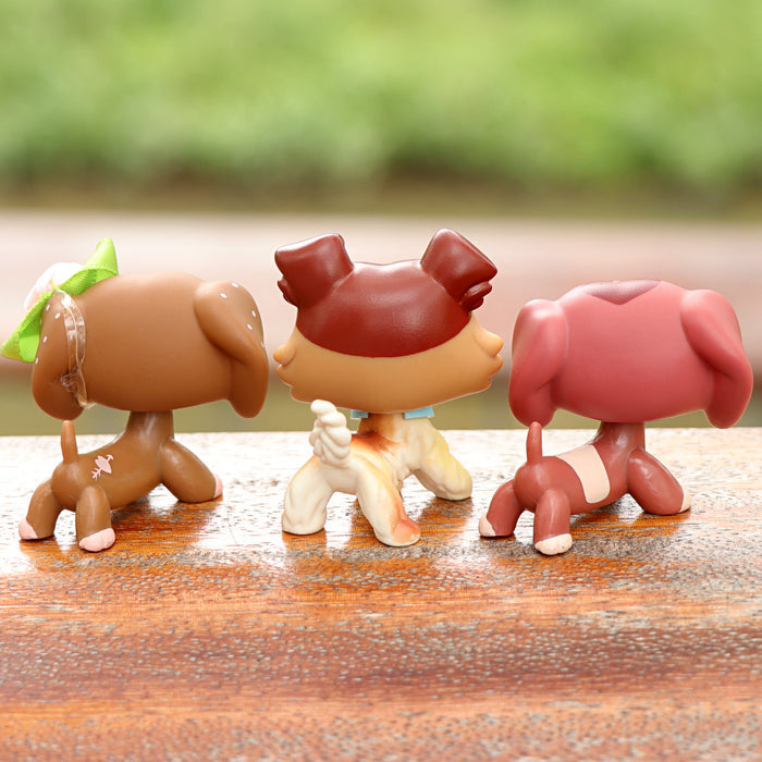 3 Pcs mini cat and dog Pack