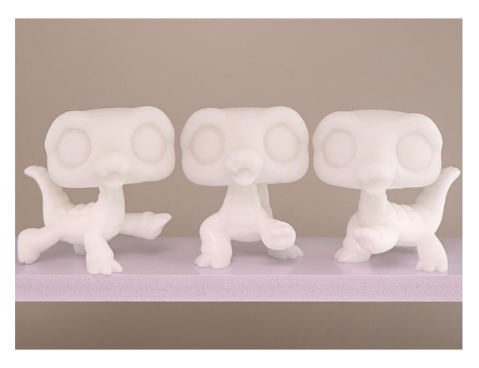 3 Pcs mini Crocodile white base pack