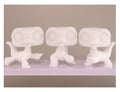 3 Pcs mini Crocodile white base pack