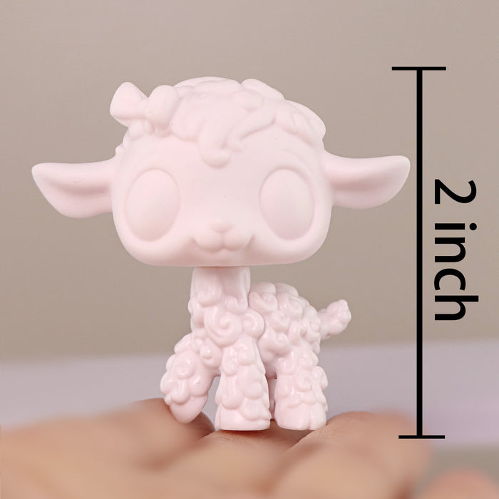 3 Pcs mini lamb white base pack