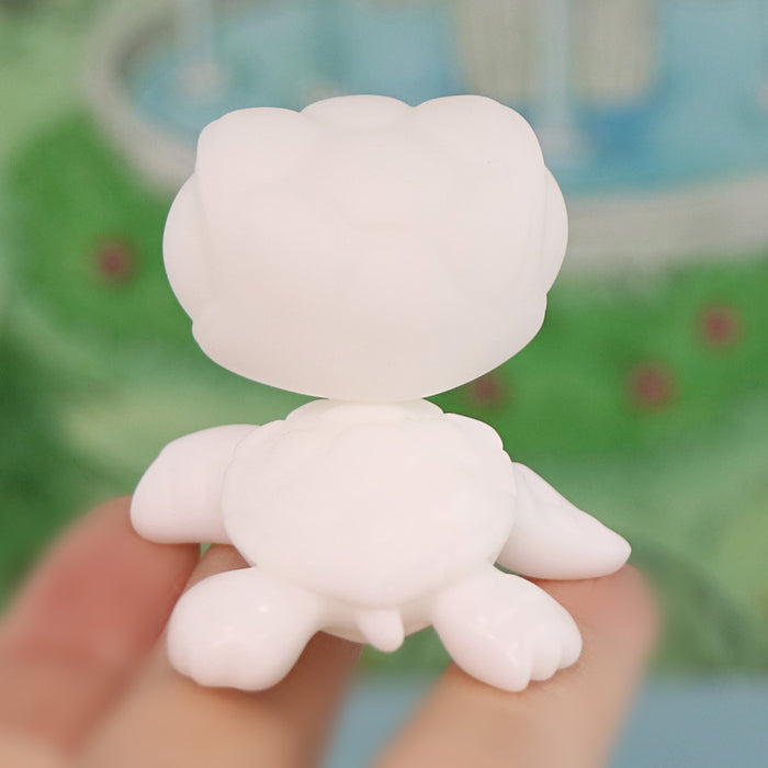 3 Pcs mini sea turtle white base pack