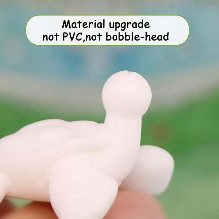 3 Pcs mini sea turtle white base pack