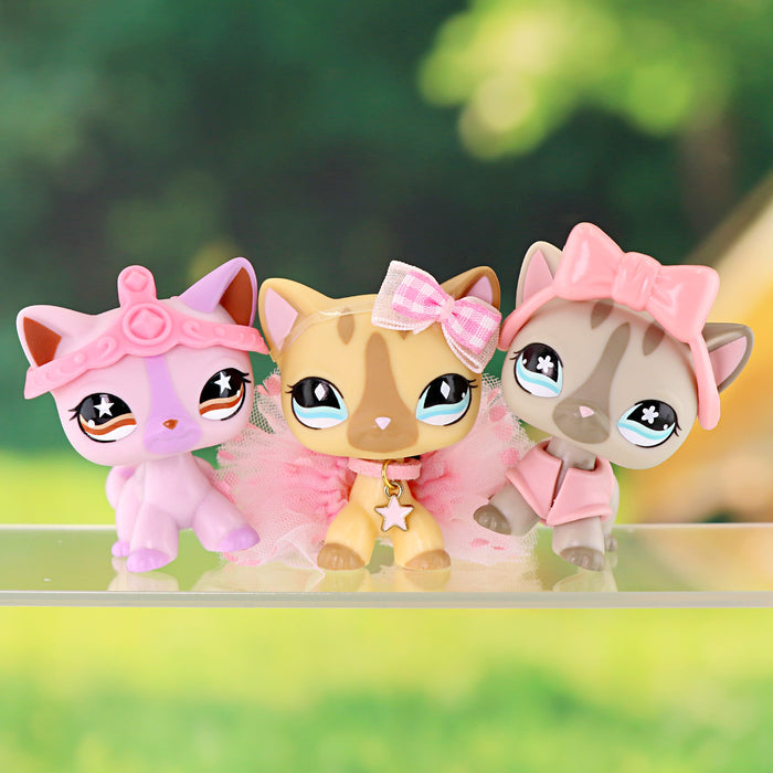 3 pcs mini shorthair cats
