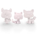 3 Pcs mini white base pack K18