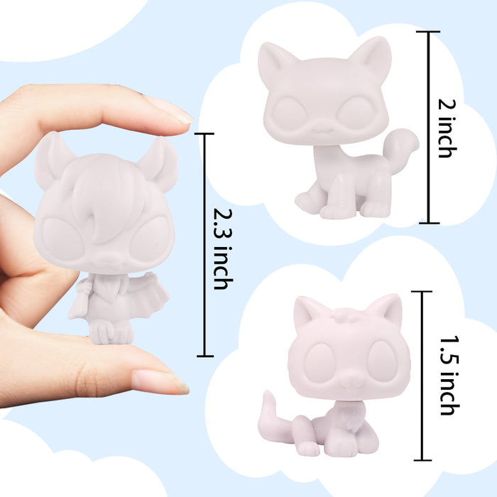 3 Pcs mini white base pack K18