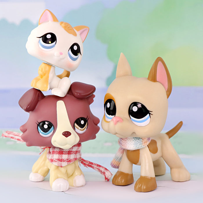 3Pcs Kitten and Dog set