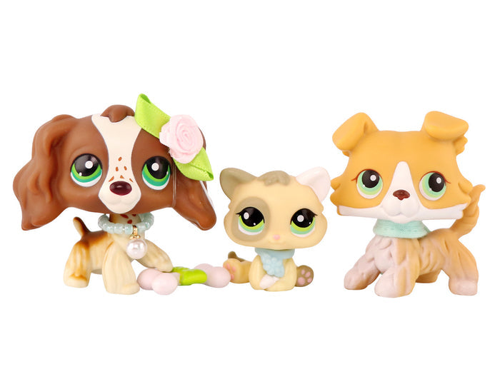 3Pcs Lps Kitten and Dogs