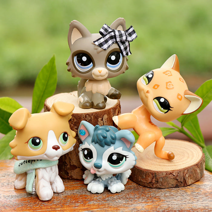 4 Pcs mini cat and dog Pack