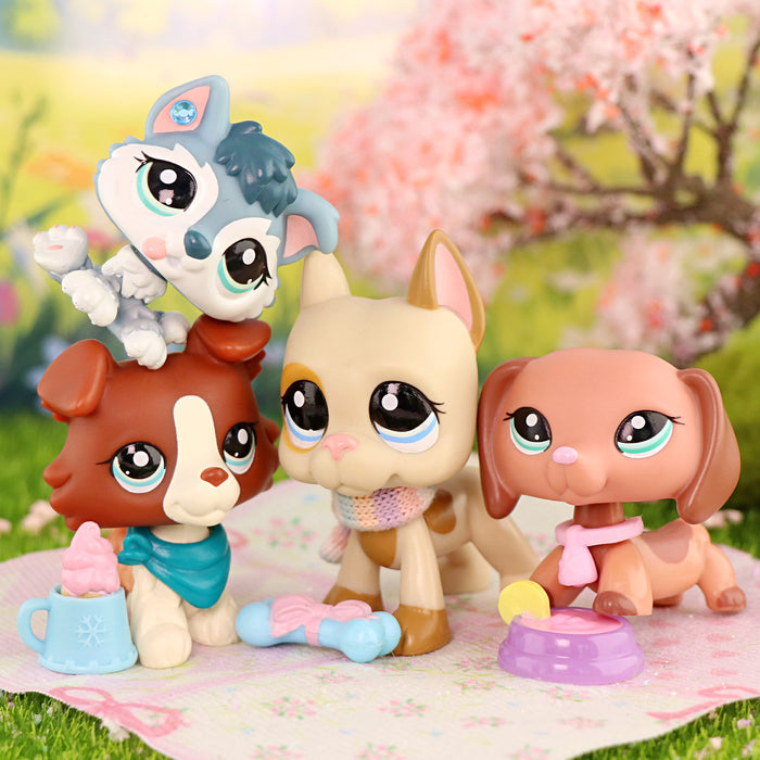 4 Pcs mini cat and dog Pack