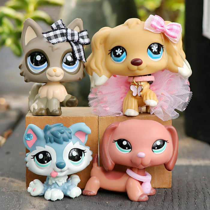 4 Pcs mini cat and dog Pack