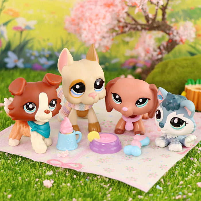 4 Pcs mini cat and dog Pack