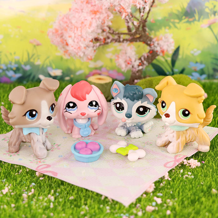 4 Pcs mini cat and dog Pack