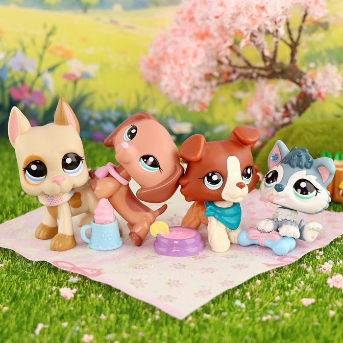 4 Pcs mini cat and dog Pack