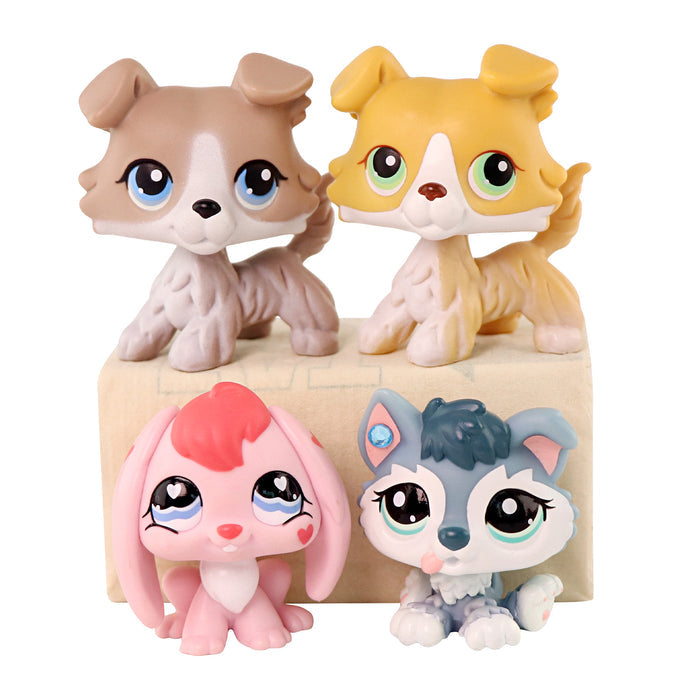 4 Pcs mini cat and dog Pack