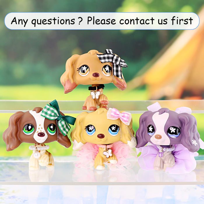 4 pcs mini cocker spaniel lot