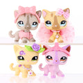 4 pcs mini shorthair cats